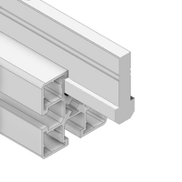 MODULAR SOLUTIONS SLIDE PROFILE<br>PROFILE GUIDE 40MM FOR ALUMINUM PANELS